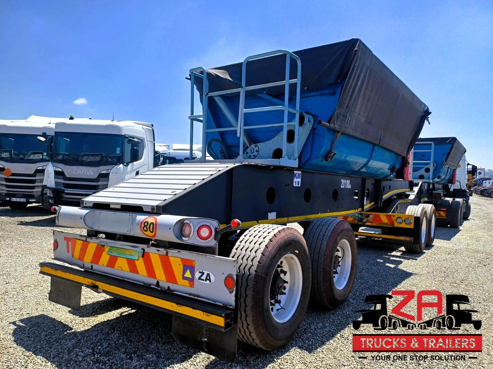 2021 AFRIT 18 CUBE SIDE TIPPER TRAILER #53359]